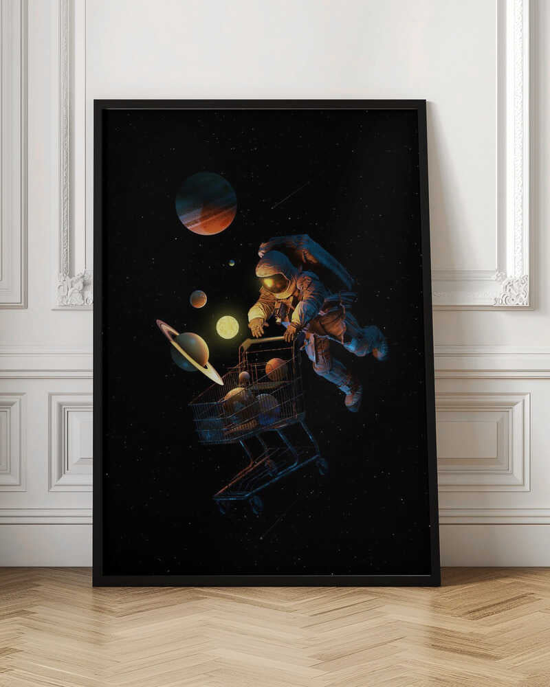 Cosmic Grocery Shopping Digital Art