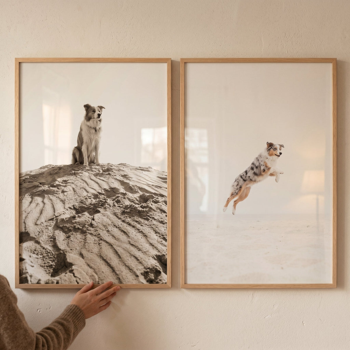 Playful Dogs Digital Art Set