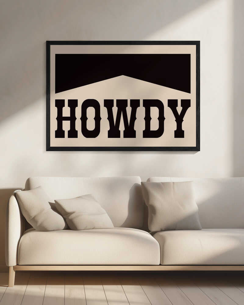 Howdy Digital Art Print