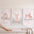 Christian Nursery Animal Prints Set of 3