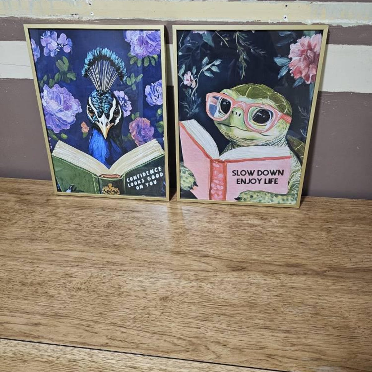Wise Animals Reading Books Digital Art Bundle