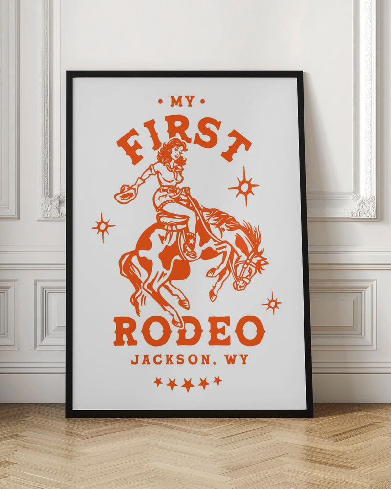 My First Rodeo Jackson WY Digital Art