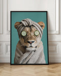 Lioness at the Spa Digital Art