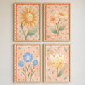 Happy Floral Friends Digital Art Set