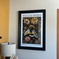 William Morris Bumblebee Botanical Digital Art