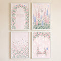 Pastel Botanical Garden Digital Wall Art Set