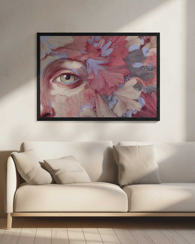 Floral Eye Digital Art