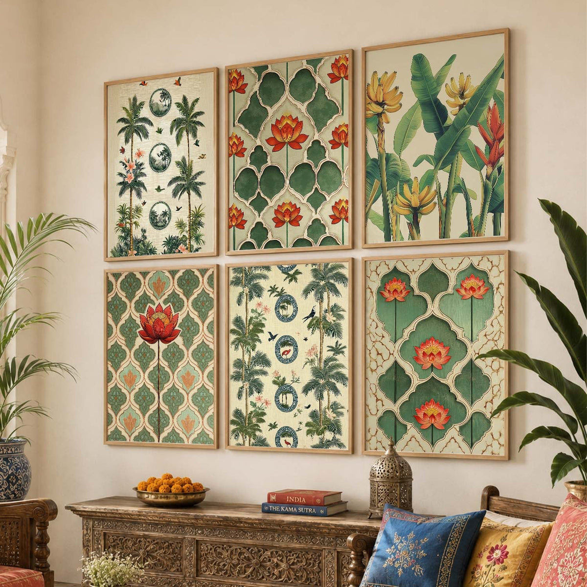 Botanical Oasis Gallery Wall Digital Art Set