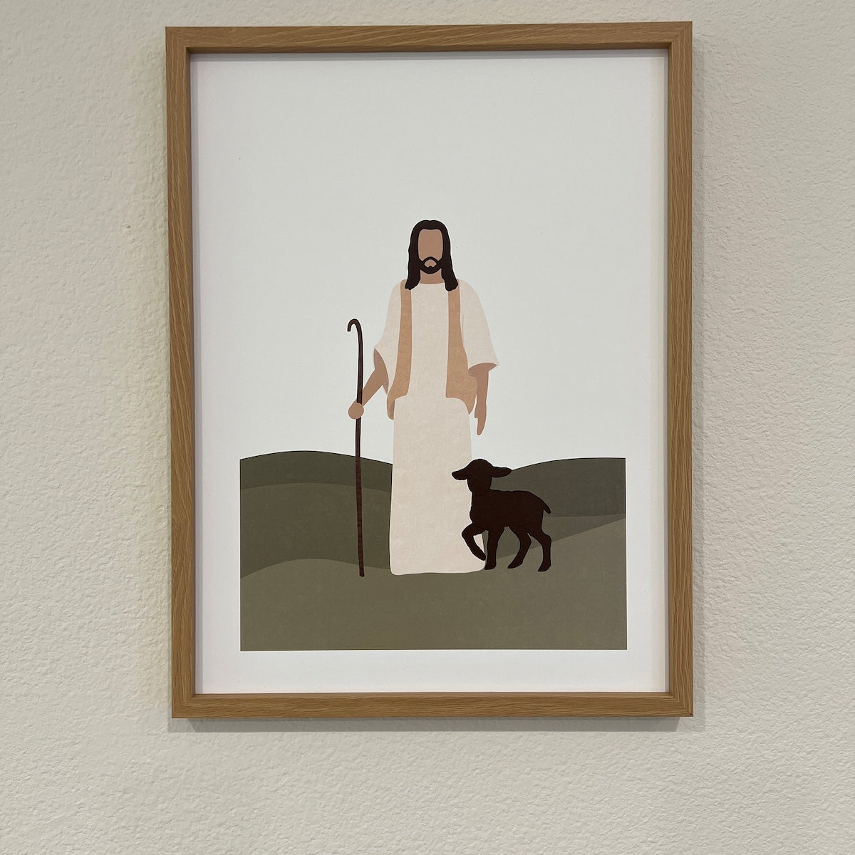 The Good Shepherd Digital Art Print