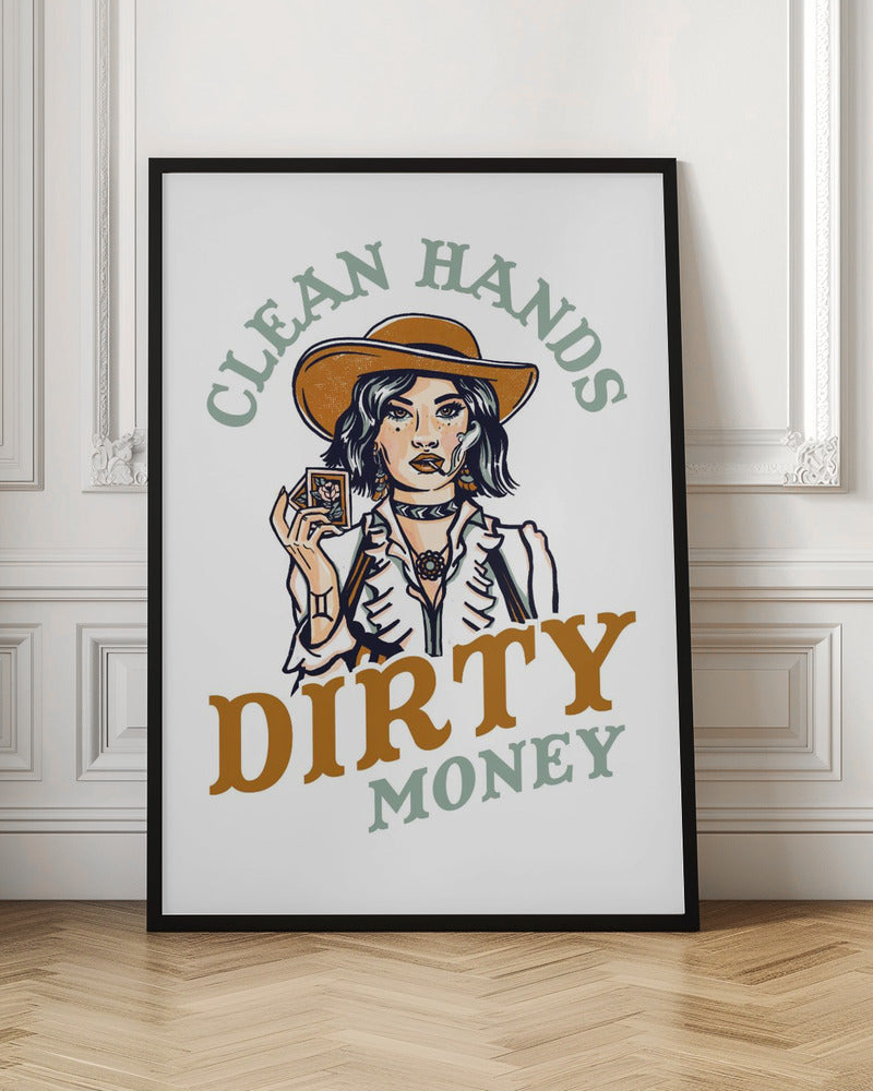 Clean Hands Dirty Money Digital Art
