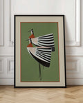 Abstract Crane Duo Digital Art
