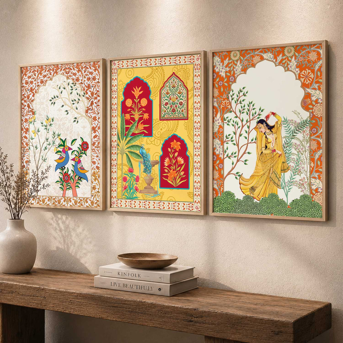 Mughal Heritage Trio Digital Art Set