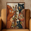 Forest Friends Gathering Digital Art