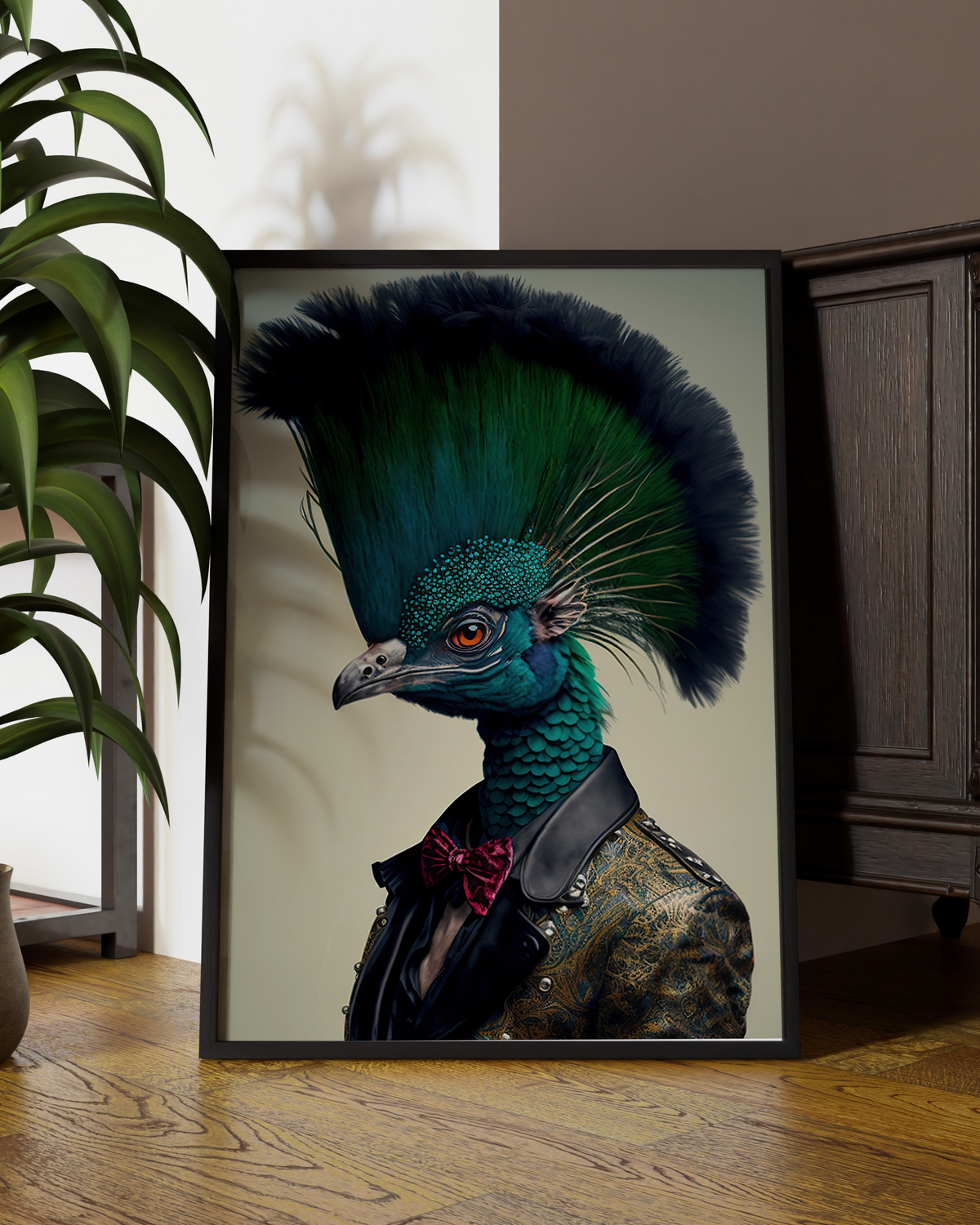 Dapper Peacock Gentleman Digital Art