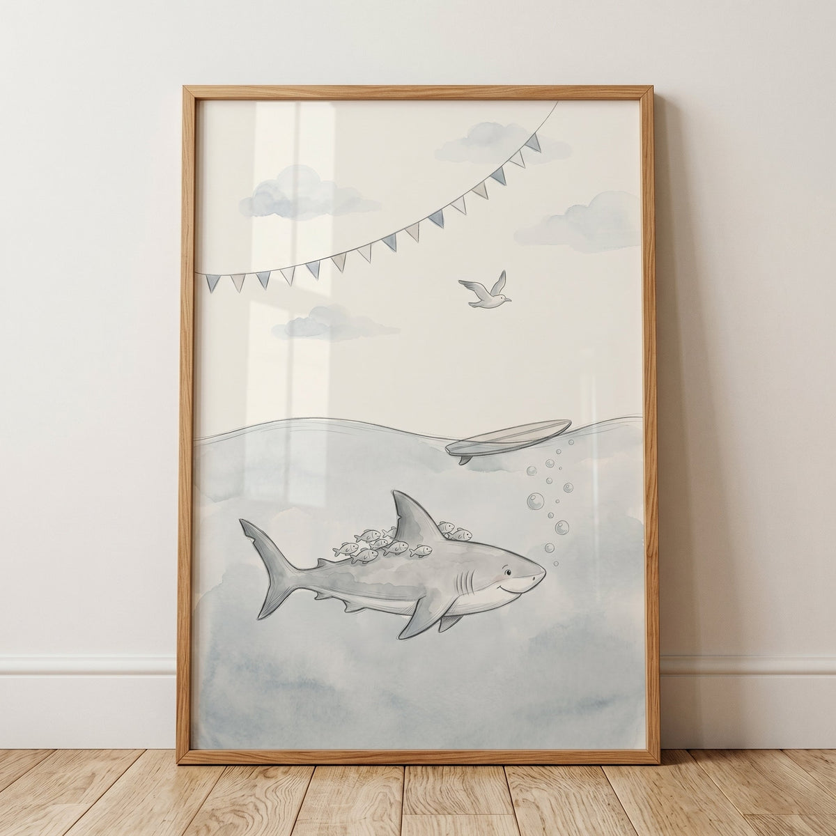 Friendly Shark Digital Art