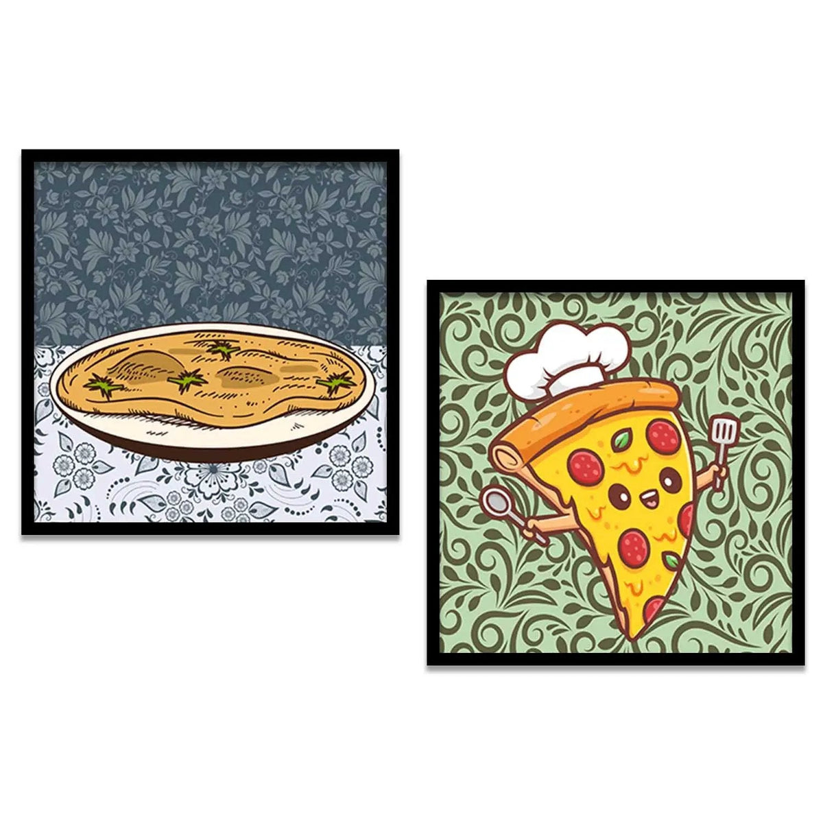 Quirky Kitchen Chef Pizza Digital Art