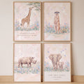 Safari Animal Nursery Scripture Digital Art Set