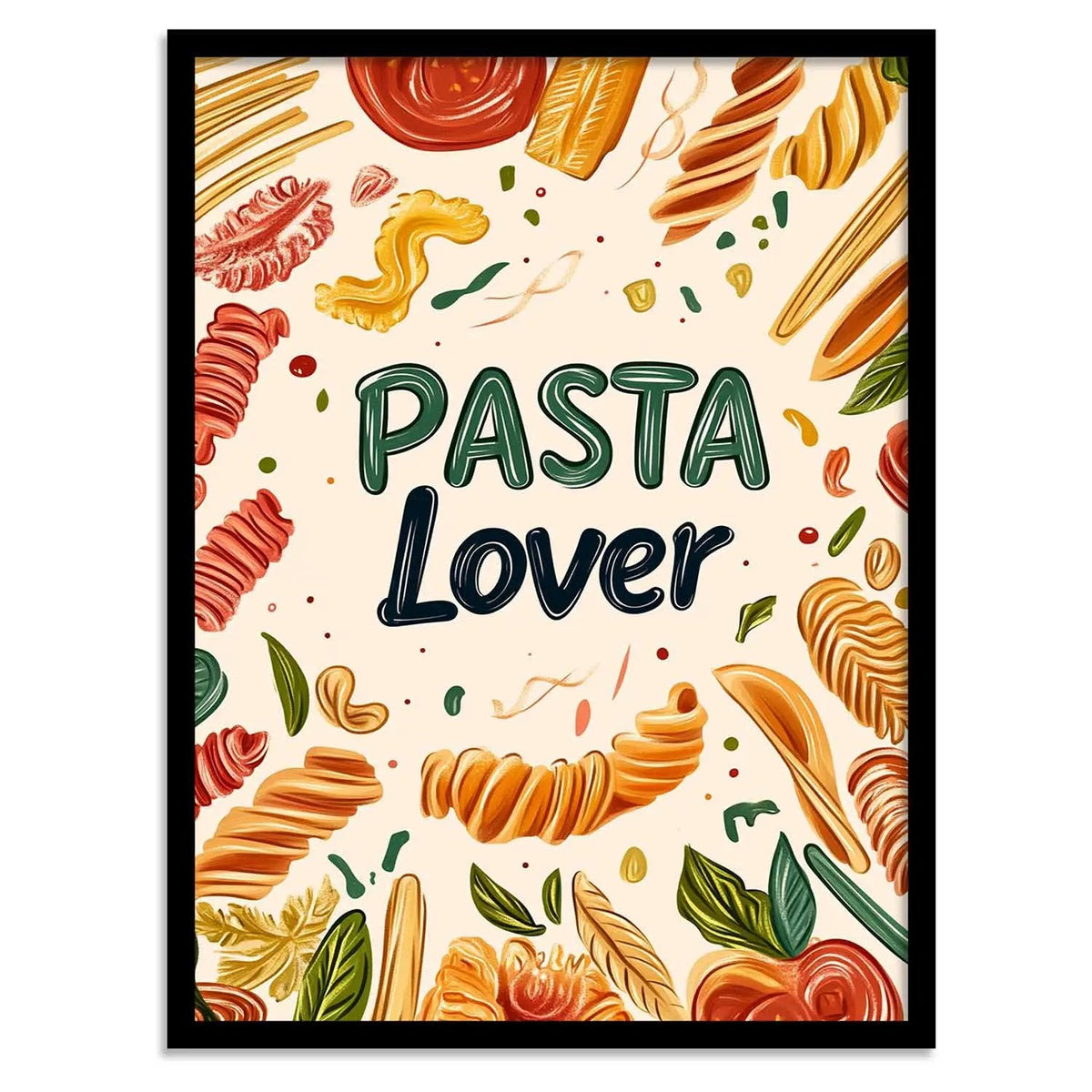Pasta Lover Digital Kitchen Art