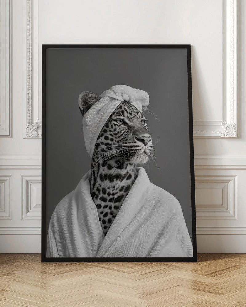 Chic Leopard Spa Day Digital Art
