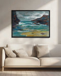 Moody Coastal Seascape Digital Art