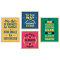 Inspirational Typography Quote Gallery Wall Set