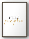 Hello Pumpkin Digital Art Print