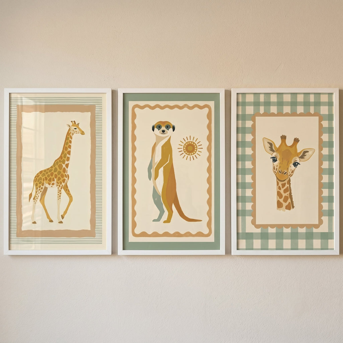 Safari Animals Digital Trio