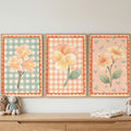 Charming Watercolor Floral Kids Room Digital Wall Art Set