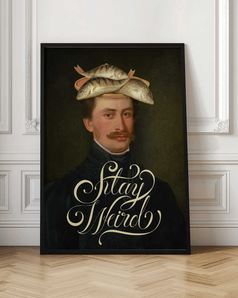 Stay Weird Vintage Portrait Digital Download