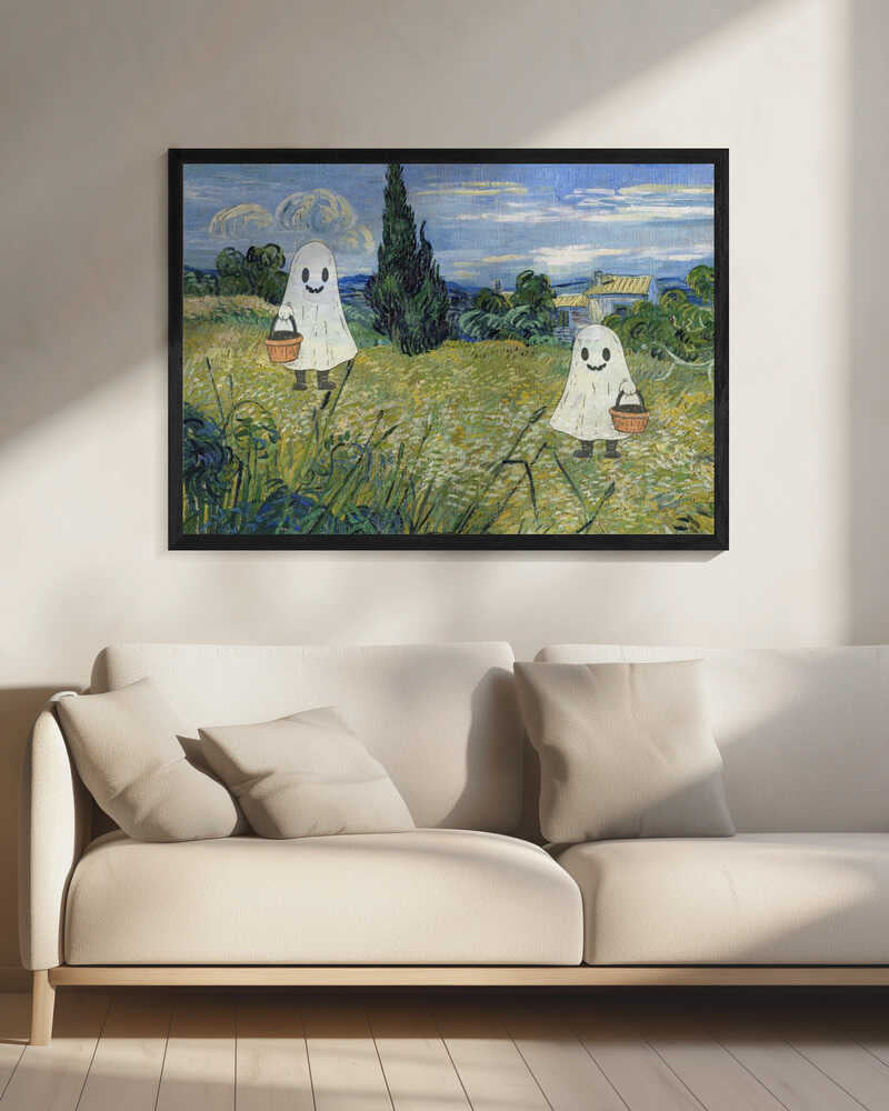 Spooky Classic Landscape Digital Art Print