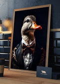 Dapper Duck Gentleman Digital Portrait
