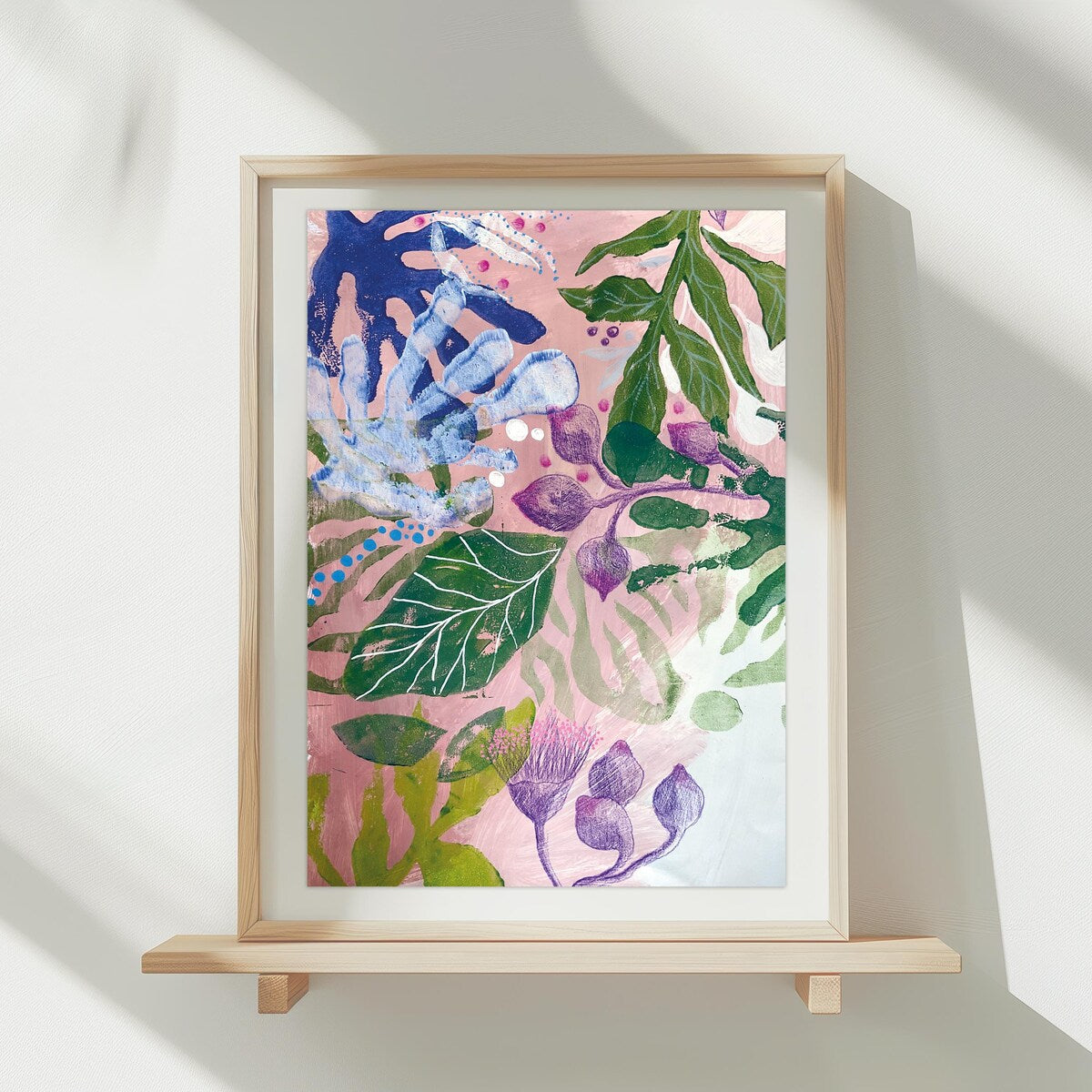 Abstract Botanical Garden Digital Art
