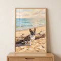 French Bulldog at the Beach Digital Art
