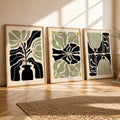 Abstract Botanical Trio Digital Art