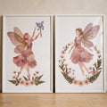 Pressed Floral Fairies Digital Art Set