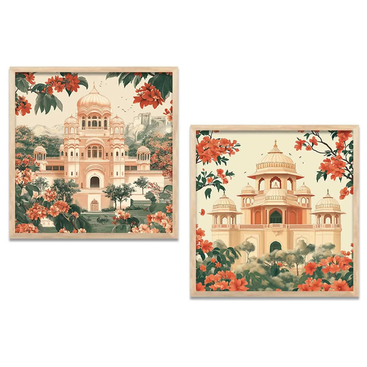 Royal Palace Garden Digital Art Set