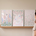 Numbers 6:24 Floral Blessing Triptych Digital Download