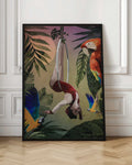 Jungle Aerialist Digital Art Print