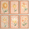 Charming Watercolor Kawaii Flower Digital Art Set