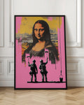 Banksy Style Mona Lisa Street Art Digital Download
