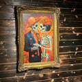 Eternal Love Skeleton Couple Digital Artwork