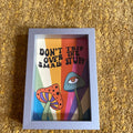 Dont Trip Over The Small Stuff Retro Mushroom Digital Art