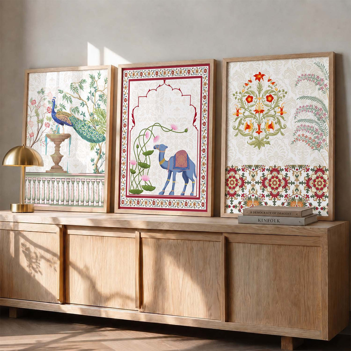 Mughal Heritage Digital Art Trio