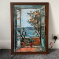 Mediterranean Window View Digital Art