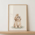 Shih Tzu Playing Golf Digital Artwork