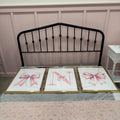 Coquette Pink Bow and Initial N Nursery Digital Art Set