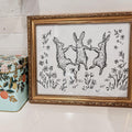 Dancing Bunnies Digital Print