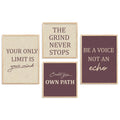 Inspirational Quotes Gallery Wall Set