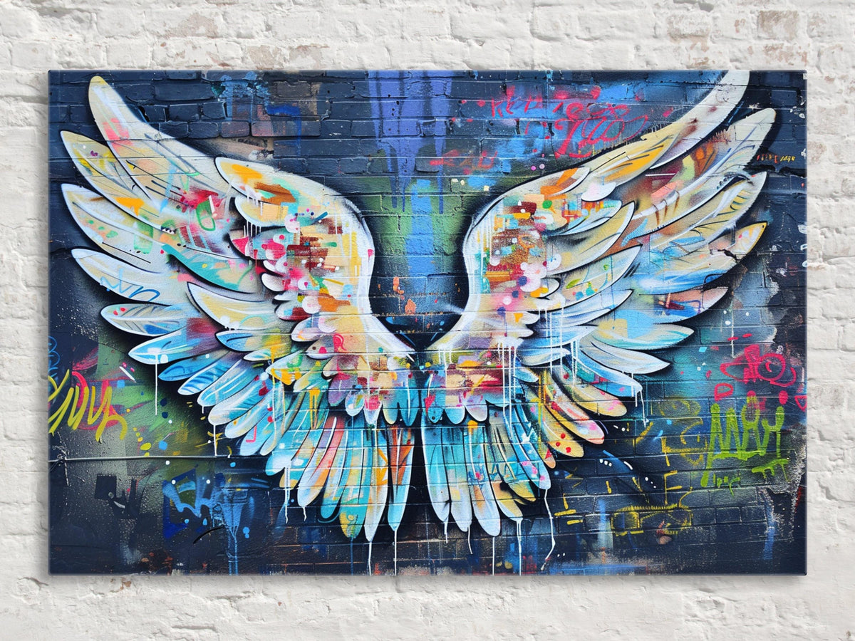Urban Angel Wings Street Art