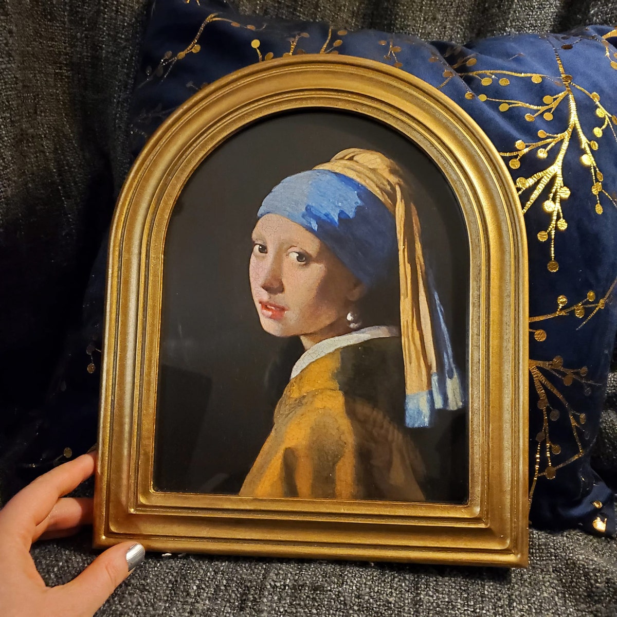 Girl with a Pearl Earring Classic Masterpiece Digital Artwork
